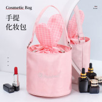 Cosmetic bag female large capacity ins Wind Super fire cute girl heart waterproof portable wash cosmetics storage bag
