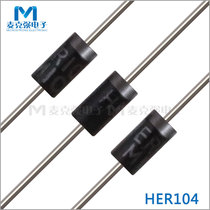 MIC bulk direct plug high efficiency rectifier diode HER104 DO-41 1A 300V fast recovery diode