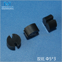 LED isolation column double pit F5*3 black diameter 5mm high 3mm Light emitting diode LED spacer column pad high lamp post