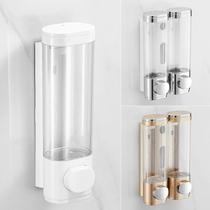 Hotel shower gel box hand sanitizer bottle press wall-mounted punch-free soap dispenser shampoo wall-mounted