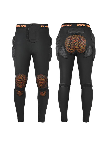 Nandn Nanen New Ski Protective Gear Single and Double Board Anti-Fall Hip and Knee Protection Set Men's and Women's Ski Equipment Np422