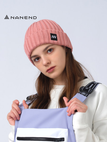 Nandn Nanen New Ski Hat for Men and Women, Knitted Hat, Thick Woolen Hat, Windproof Outdoor Ski Sports Ear Protection Hat