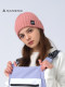 Nandn Nanen New Ski Hat for Men and Women, Knitted Hat, Thick Woolen Hat, Windproof Outdoor Ski Sports Ear Protection Hat