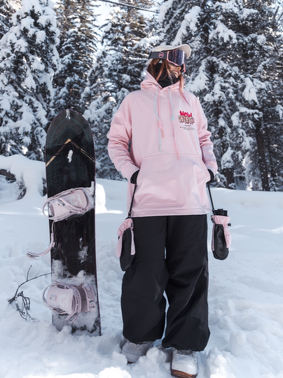 Nanen Ski Sweatshirt Is Waterproof and Unisex, Suitable for Snowboarding, Professional American-Style Solid Color Outdoor Sports Inner Layer Top