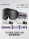 Nan Enxian Small Frame Color-Changing Flip-Up Ski Goggles for Women, Anti-Fog, Single and Double Board Zeiss Goggles for Men, Ng24Max