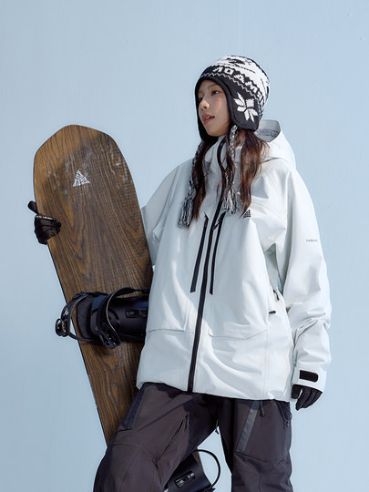 [Nuosen] Nanen Ski Suit Set for Women, Single and Double Board Waterproof Jacket, Professional Gear, 3L Seam-Sealed for Men