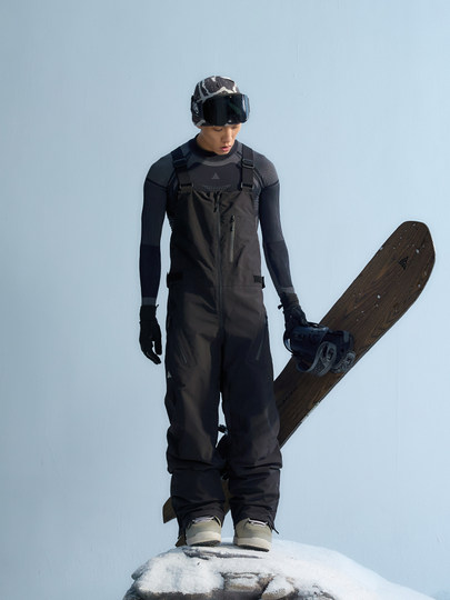 Nanen Women's Ski Pants for Single and Double Boards, Quick to Put on and Take Off, Professional Ski Bib Pants with Fleece, Recco Rescue Pro Version