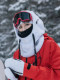 Nandn Ski Hood Can Be Worn over a Helmet to Keep Warm, Windproof, Face and Neck Protection, Single and Double Board Ski Equipment Nk12