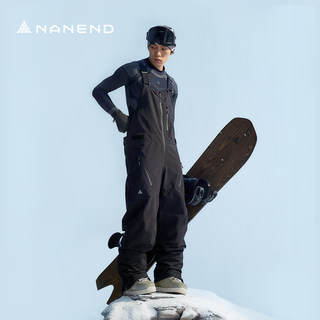 Nanen Women's Ski Pants for Single and Double Boards, Quick to Put on and Take Off, Professional Ski Bib Pants with Fleece, Recco Rescue Pro Version