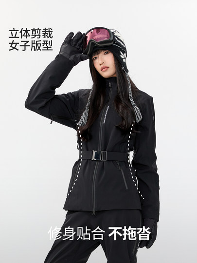 Nanen 25 new ski and snowboard clothing for women, partial P cotton warm, slim and slim waterproof outdoor top