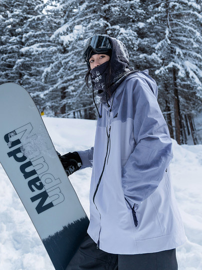 Nanend Nanend 3L single and double board women's windproof, waterproof and warm outdoor thickened ski jacket and pants for men and women