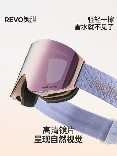 Nanend Kidsren's Ski Goggles Double-Layer Anti-Fog Flip-Up Ski Glasses Boys and Girls Goggles Ng17Ks