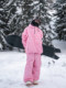 Nanend Candy-Colored Ski Jacket for Women, Snowboard and Double-Board Waterproof and Breathable Cotton-Filled Ski Jacket