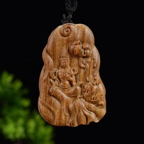 Green sandalwood twelve zodiac car pendants solid wood craft carving zodiac signs for men and women birthday gifts play handle pieces