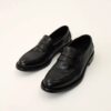 DBFIT cowhide washed four-season commuting loafers increased thick sole casual soft surface distressed micro-pleated men's derby shoes