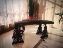 Solid wood parrot high-grade guzheng bracket guzheng shelf legs can be disassembled to adjust the height portable guzheng universal piano stand