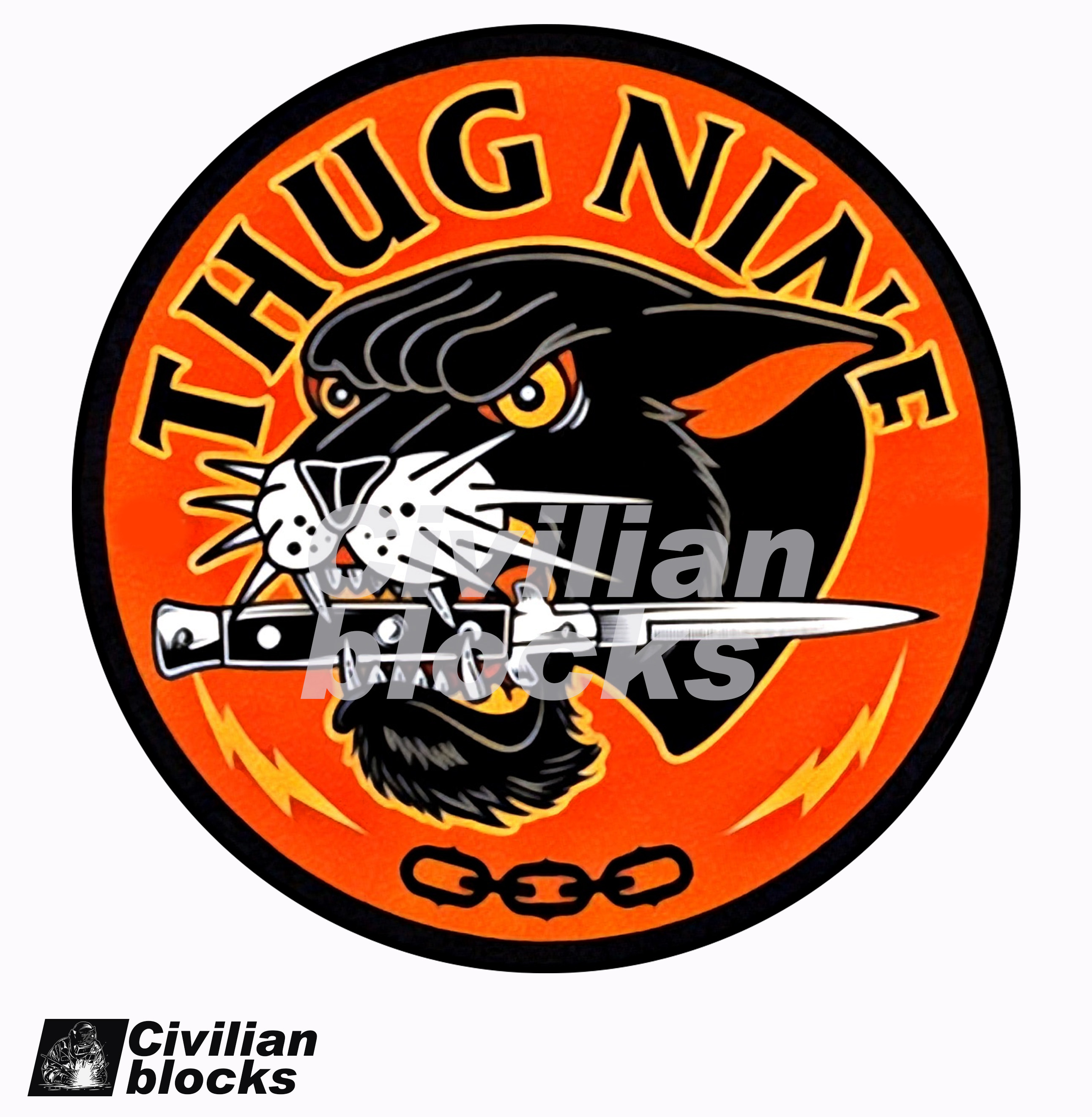 American American Old Schol Tattoo Pattern Black Leopard Tattoo Printed Carpet