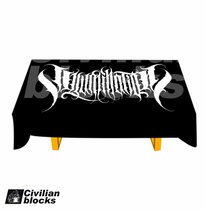 Europe and the United States West coast goth flower body word old school gangsta hardcore hip-hop rap hiphop tablecloth