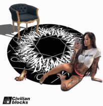 West coast chickano flower body word oldschool hardcore hip-hop rap gangsta dark hihop custom carpet