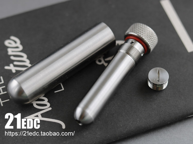 Portable Titanium Alloy Nasal Inhaler Shell Eight Immortals Tube DIY Nasal Inhalation Cooling Oil Nasal Congestion Relief Refreshing Stick Shell