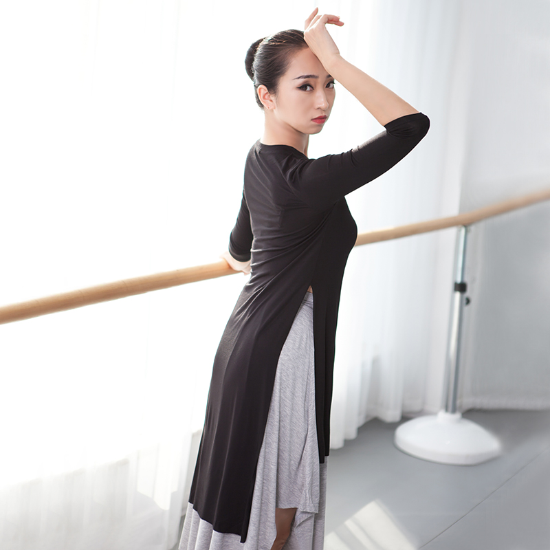 2017 Modale Modern Dance Costume Classical Formula Classical Forkup Clothes of Long Cross Clothing