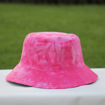 Tie-dye hat Yunnan specialty Dali Bai pure handmade ethnic style sun visor sun protection basin hat fisherman hat for men and women
