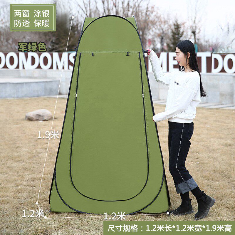 Tent bed bathroom red awning Vertical childhood single tent Outdoor 1 person rainproof camping stretch tent