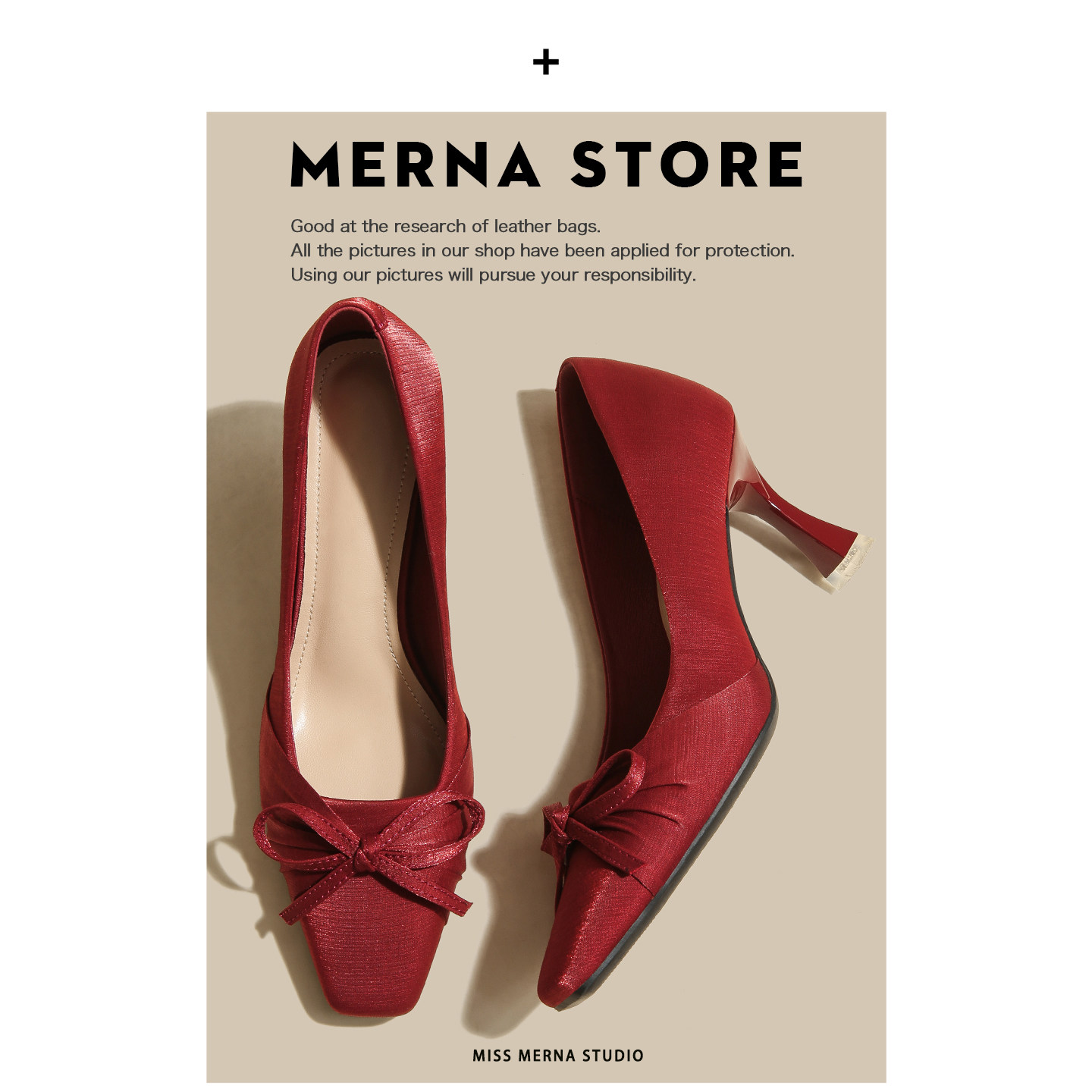 Sheepskin version! Red square-toe satin bow embroidered stiletto heels for women, new Chinese style, shallow mouth, high heels, wedding shoes.
