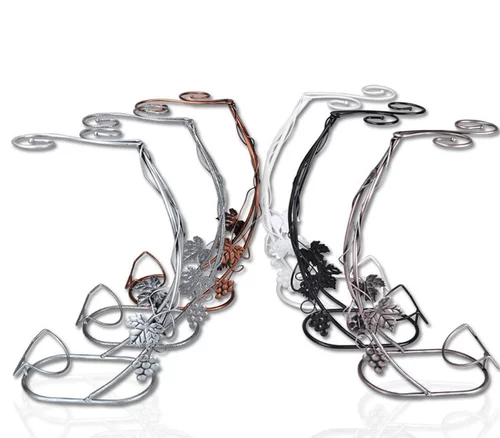 Бесплатная доставка одна бесплатная четыре европейские красные винные стойки Железный винный стеклян