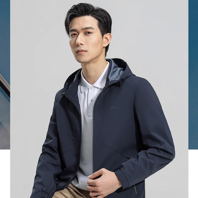 到手99！罗蒙牛奶丝时尚男士夹克外套