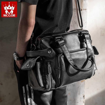 MZ mens bag bag casual handbag fashion bag large capacity travel bag Han edition trend men multi-work