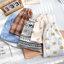 Children Pure Cotton Anti-mosquito Pants Summer Thin boy cotton linen light cage pants female children casual long pants baby pp pants