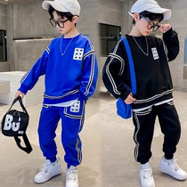 Childrens clothing 2022 new boy trends suit Childrens nets Red Fried Street Sports Spring And Autumn the boys super handsome two sets