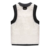 Демисезонный шерстяной флисовый удерживающий тепло жилет, для среднего возраста