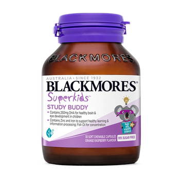 Ao jiabao blackmores children's dha + zinc ອາຫານເສີມເດັກນຳເຂົ້າ 30 ແຄບຊູນ * 2