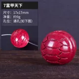 Природная руда, бусины, аксессуары, браслет из красной нити, аксессуар, цвета киновари, на удачу