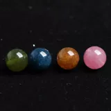 Радужные турмалиновые бусины, браслет из кварца подходит для мужчин и женщин, ожерелье, аксессуары ручной работы