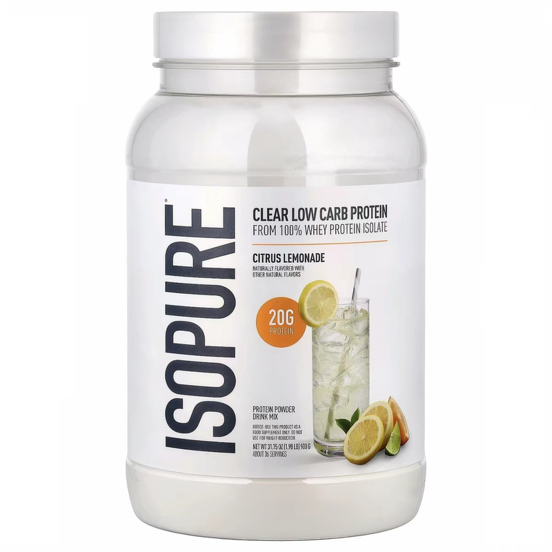 Aisu Pure Transparent Low-Carbohydrate Protein Powder Citrus Lemonade Flavor 1.98 Lbs 900 g