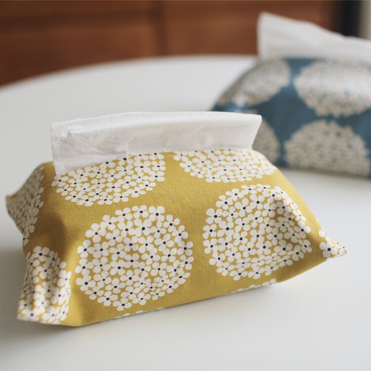 Embroidered flowers in the natural time The Nordic day Department Imports a thick cotton cloth art paper towel set of paper towel bag original hands-Taobao