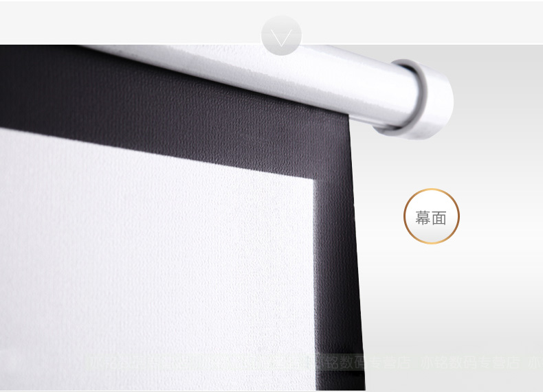 Hongye màn hình chiếu cầm tay 84 inch 100 inch 120 inch 4: 3 HD 4k phim trắng màn chiếu máy chiếu hạ cánh máy chiếu đơn giản màn hình di động khung màn hình - Phụ kiện máy chiếu màn máy chiếu treo tường