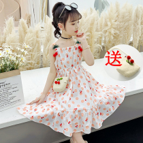  6 Childrens dress girls summer sundress 2021 new 7 middle child 8 little girl princess skirt 9 years old