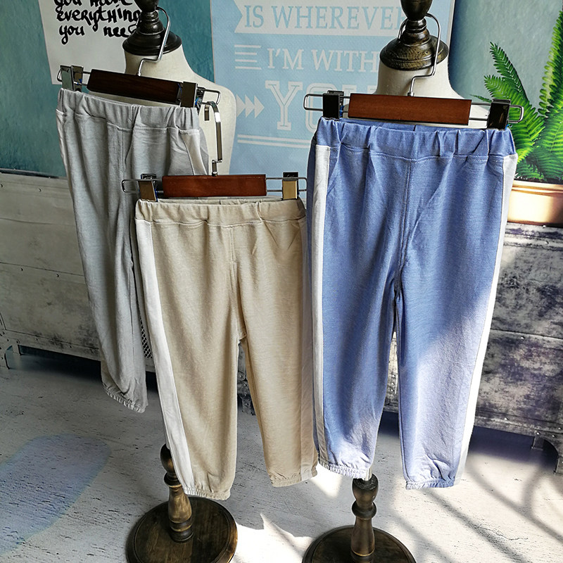 Boy's pants summer dress new baby mosquito pants girl Yang Yang Sun Lantern pants for summer loose sunscreen tide