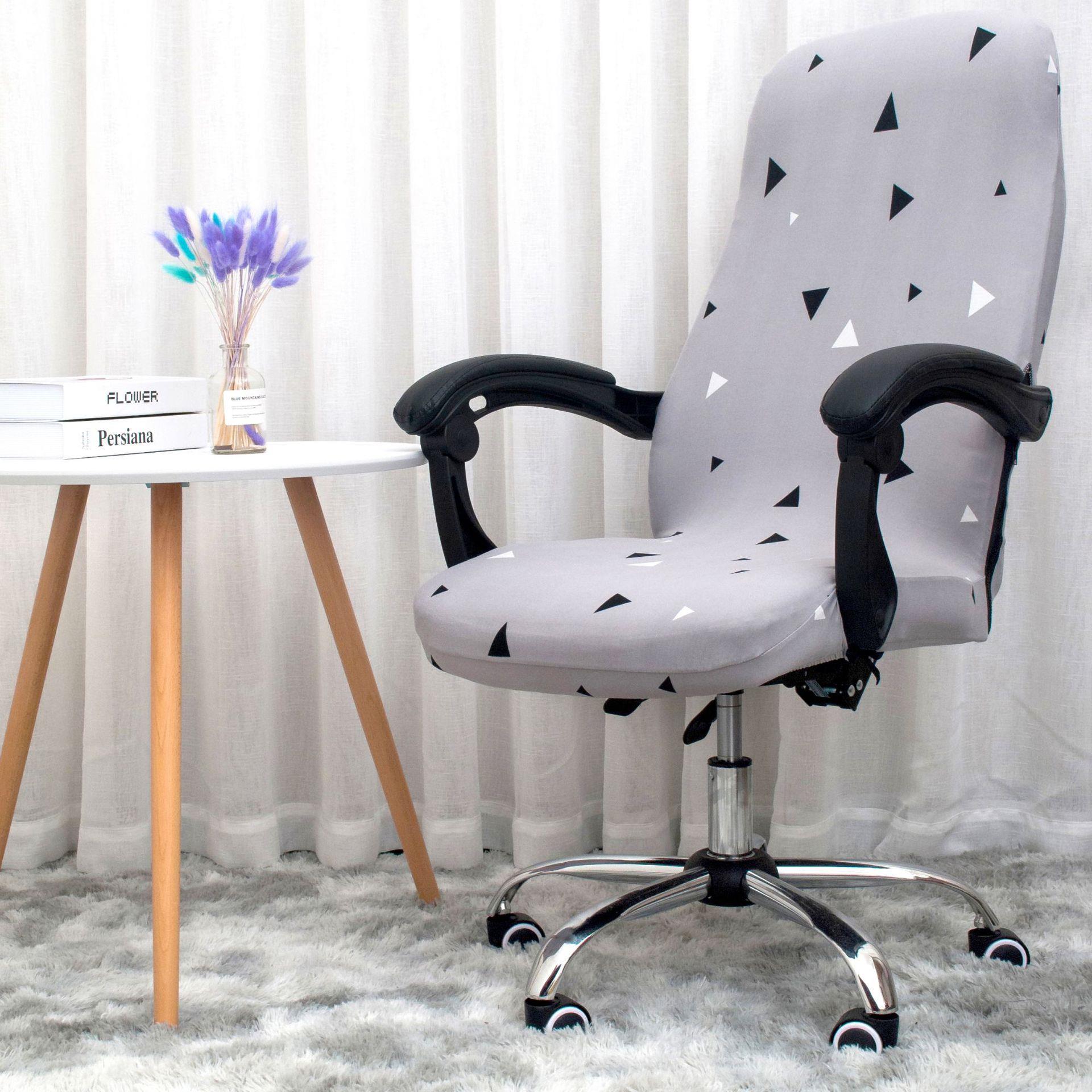 Office chair cover straßtch armrestcomputer chair seat cover