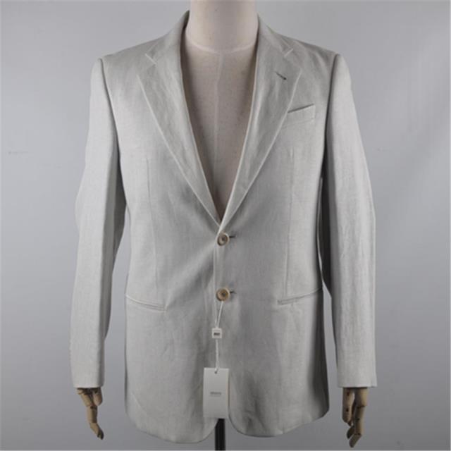 In-Stock Armani Collezioni Light Gray Men's Business Suit 38