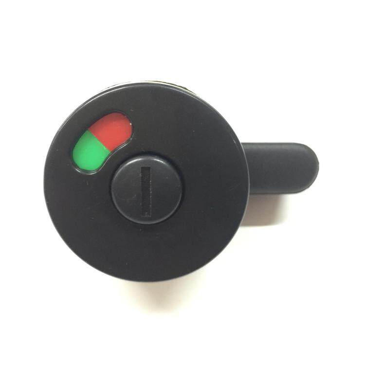 Public toilet toilet partition accessories toilet nylon plastic hardware door lock red and green indicator lock door buckle