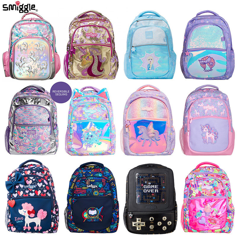 Australian smigle school bag backpack backpack primary school student children boys cute middle and old children 1-3-6 years old
