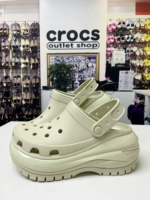 Crocs, слайдеры на платформе, тапочки, кроксы, высокая пляжная обувь, сандалии, коллекция 2023