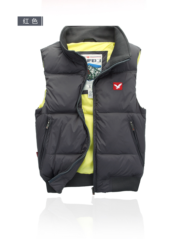 [Đặc biệt hàng ngày] xuống vest nam mẫu đôi hươu dày xuống áo khoác vịt xuống vest nam vest châu Âu và Mỹ áo đôi nam nữ