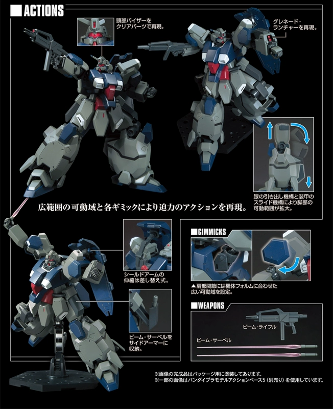 Mô hình Gundam Bandai HGUC 221 1/144 Gustav Carl NT Loại sản xuất UC - Gundam / Mech Model / Robot / Transformers