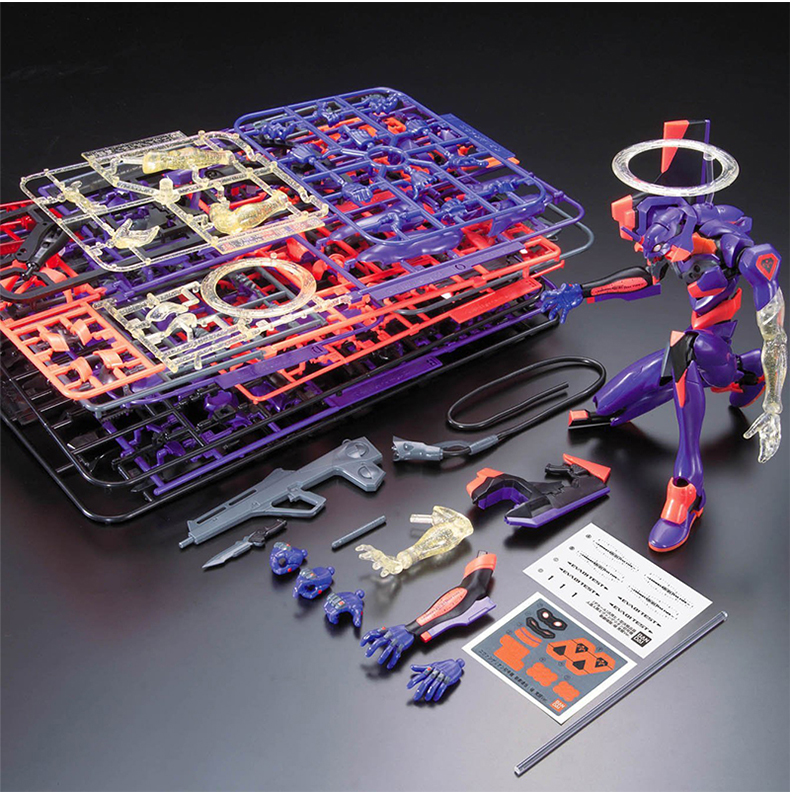 Bán trước Bandai Mô hình lắp ráp Phiên bản sân khấu mới của eva Bị hỏng 03 Phong cách đánh thức máy đầu tiên của EVA-01 - Gundam / Mech Model / Robot / Transformers gundam 8822